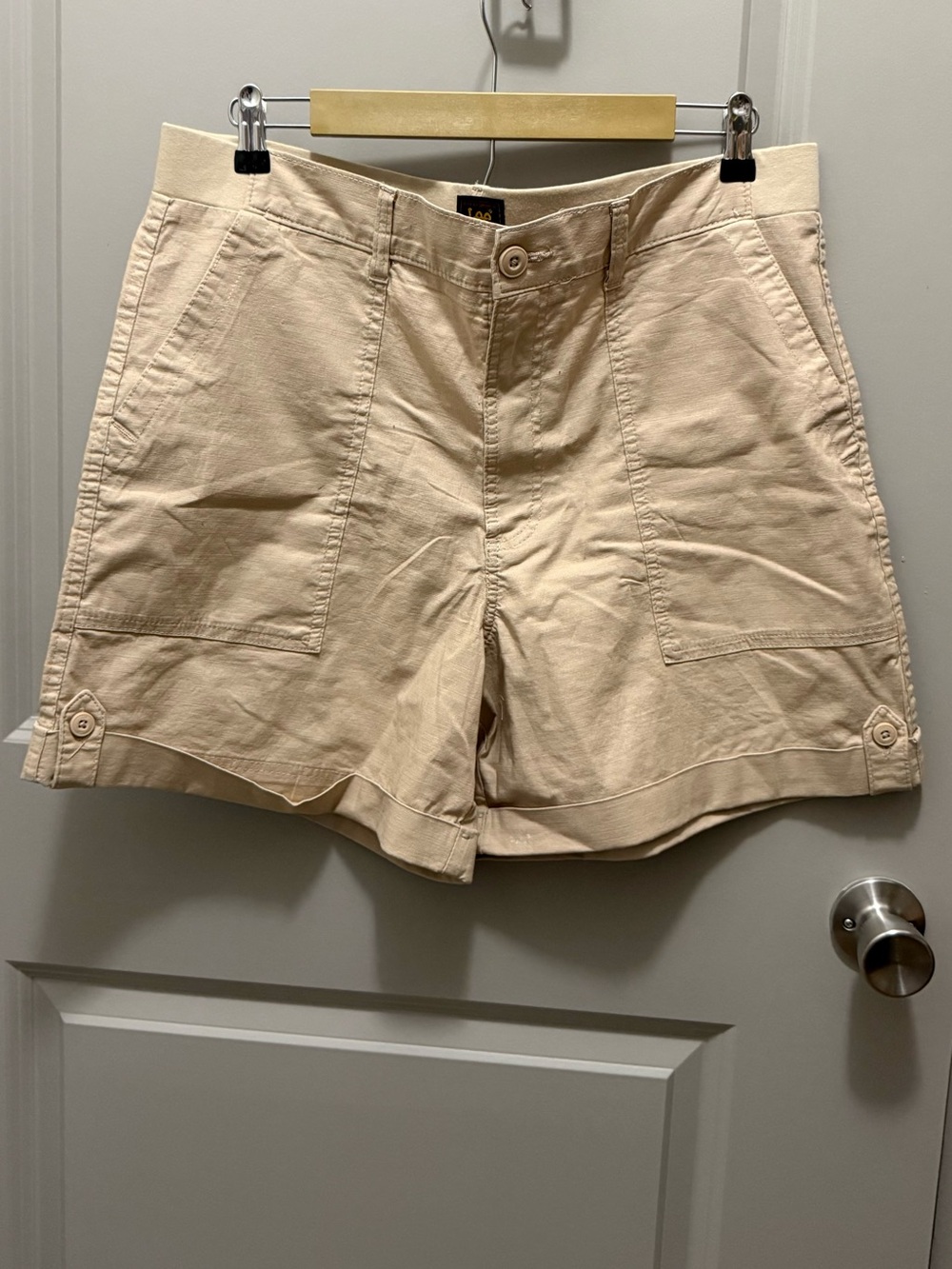 Lee Cream Utility Bermuda Shorts